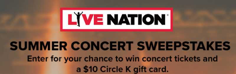 WKYC Summer Concert Sweepstakes - Win A $10 Circle K Gift Card And Tickets - ContestBig
