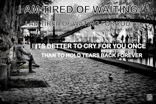 Waiting Alone Sad Quotes # 2