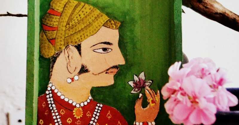 Wall Art "mughal Gardens"-{2}