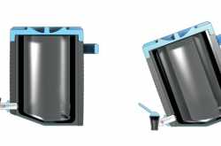 Water cooler with tilt advantage