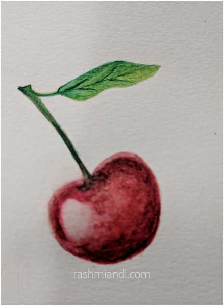 Watercolour- Cherry | Rashmi & I
