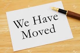 We Have Moved....