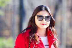 Wearing a Red Coat for the Holiday Season: Outfit of the day