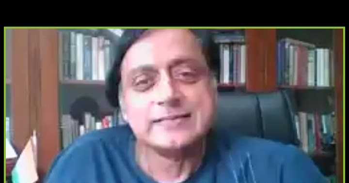 Webinar With Dr. Shashi Tharoor On How The World Has And Will Change Post Covid-19