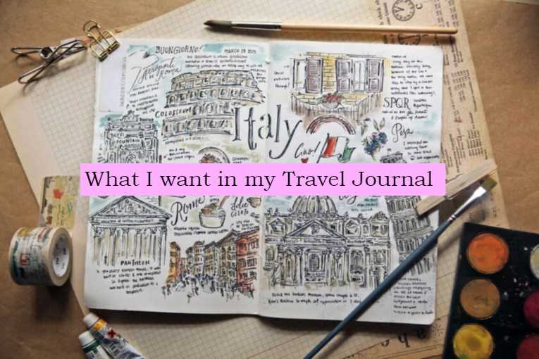 What I Want In My Travel Journal - Peacock Featherz