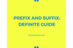 What are Prefix & Suffix? (Example and Explanation)- PARTS OF SPEECH