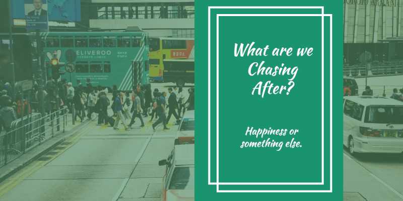 What Are We Chasing After