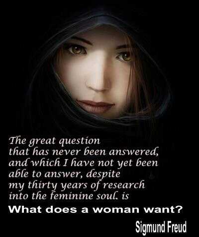 What Do Women Want?