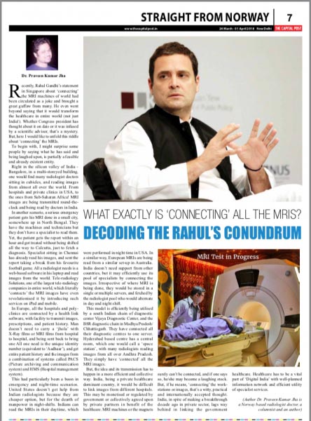 What Exactly Is ‘connecting’ All The MRIs?: Decoding The Rahul Gandhi Conundrum
