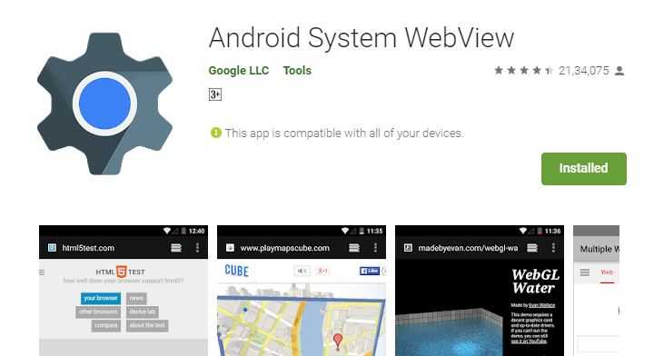 What Is Android System WebView - All About System WebView » Andrimo