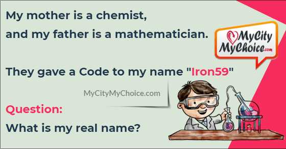 What Is My Real Name? # Iron59 | Puzzle Answer