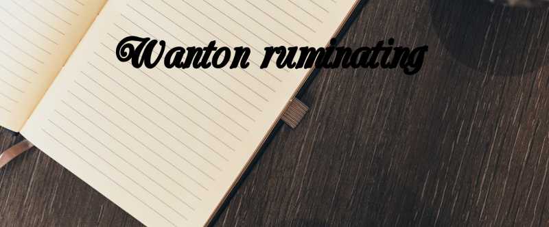 What’s In A Name? Wanton Ruminating Explained