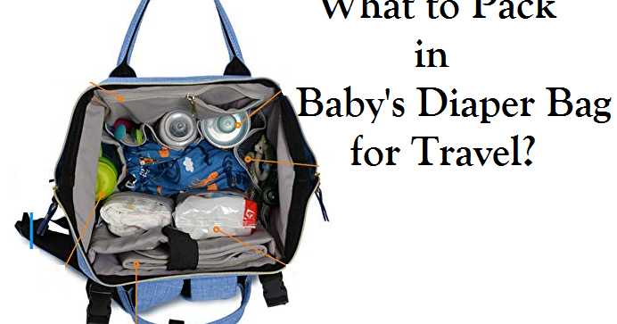 What To Pack In Baby