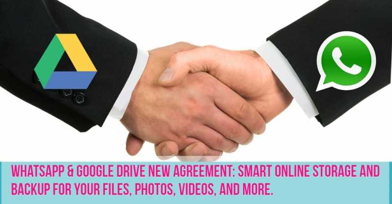 Whatsapp And Google Drive New Agreement: Smart Online Storage And Backup For Your Files, Photos, Videos, And More.