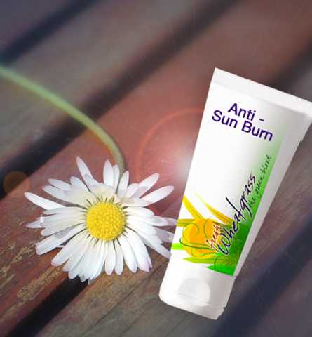 Wheatgrass For Sunburns