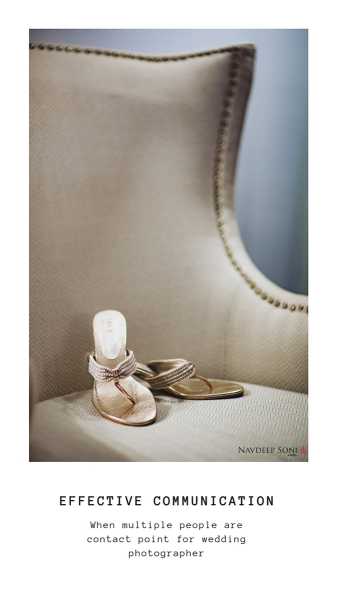 When Multiple People Are Contact Point For Wedding Photographer