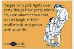 When the petty is not so petty