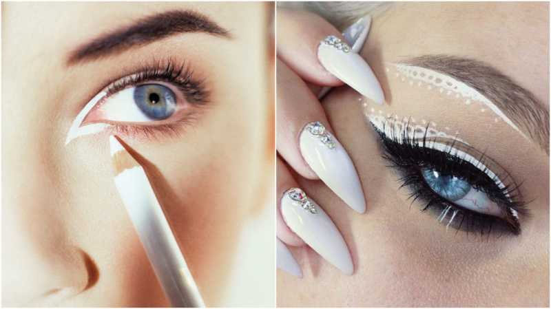 White आईलाइनर लगाने के ये 10 स्टाइल हैं सो सेक्सी