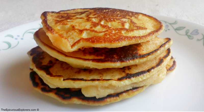 Whole Wheat Banana Pancakes (Eggless) - The Epicurious Explorers