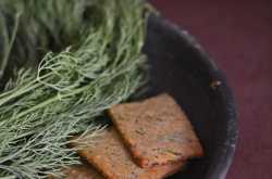 Whole wheat dil leaves crackers recipe