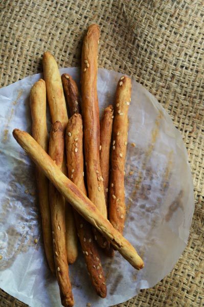 Wholewheat Breadsticks - Learn How To Make Wholewheat Breadsticks