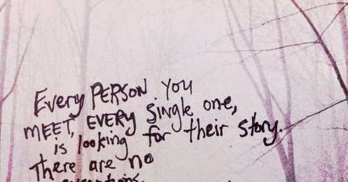 Whose Story Are You A Part Of?