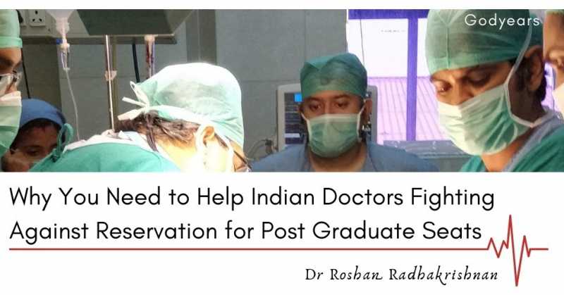 Why You Need To Help Doctors Fighting Against The Reservation Policy For Post Graduate Seats #MurderOfMerit
