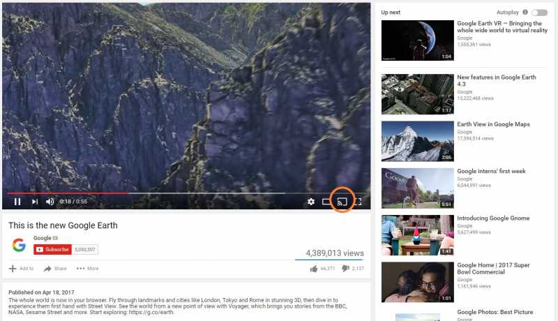 Why YouTube Cast Button Not Appearing On Laptop