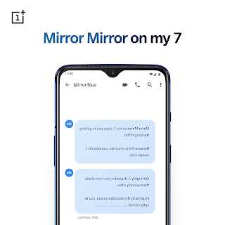 Win OnePlus 7 Mirror Blue Smartphone