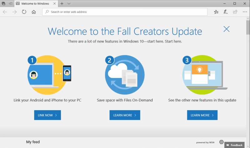 Windows 10 Fall Creators Update : Oct 2017 - Soonev