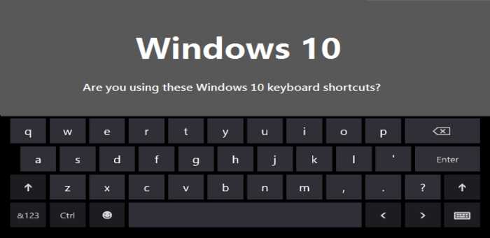 Windows 10 Keyboard Shortcuts - Global Troubleshoot