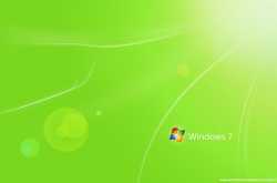 windows 7 green color wallpapers