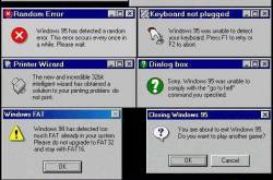 Windows Classic Error Msgs