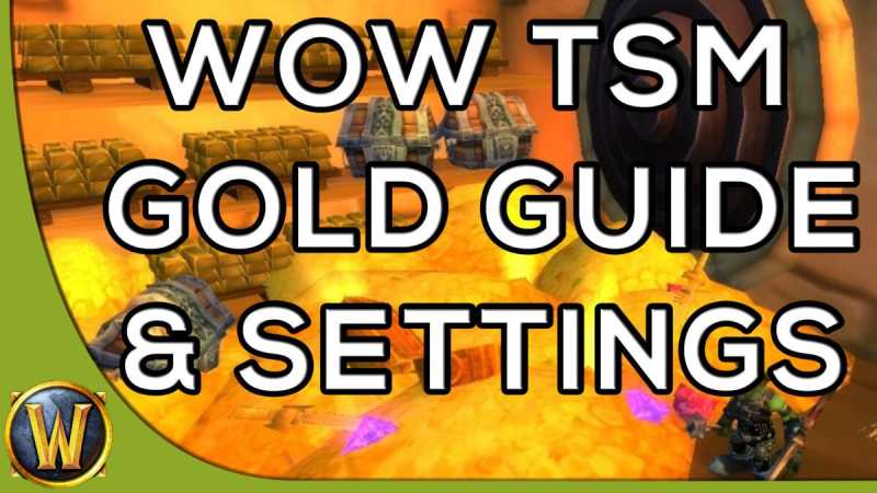 WoW TSM Gold Guide And Custom Price Settings