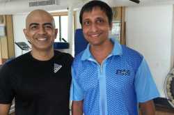 working out with olympian raman