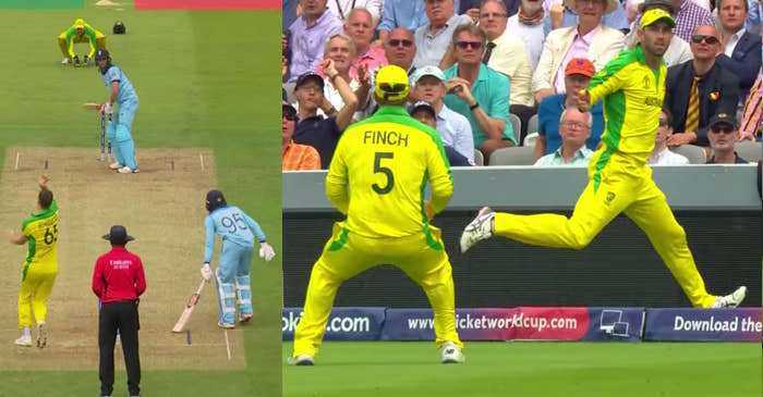 World Cup 2019 - WATCH: Glenn Maxwell, Aaron Finch’s Smart Relay Catch To Dismiss Chris Woakes