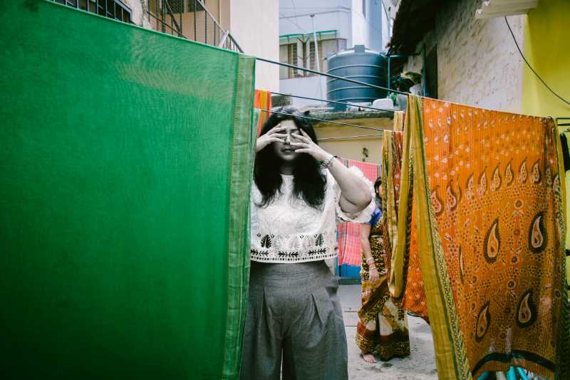 World In A Pair Of Wide Leg Pants