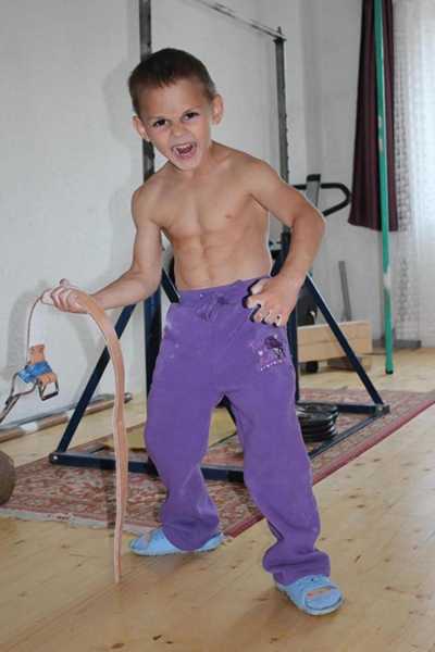 World’s Youngest Bodybuilder - Giuliano Stroe