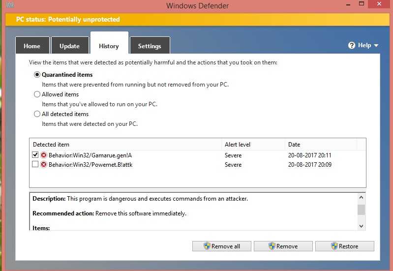 Worm Of Computer, Win32/Gamarue.gen!A Attack!