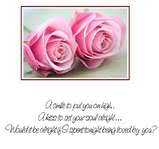 Would You Be My Date Tonight?