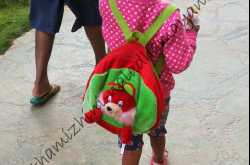 Wow... Thamizhini started regular school!