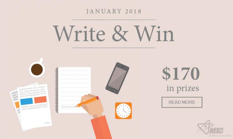 Write And Win $170 In Prizes - January 2018