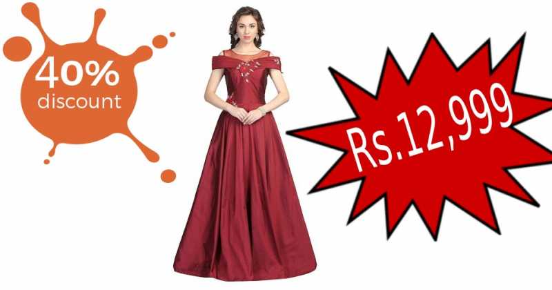 Xclusiveoffer- Designer Party Wear Gowns Buy Online At Best Price