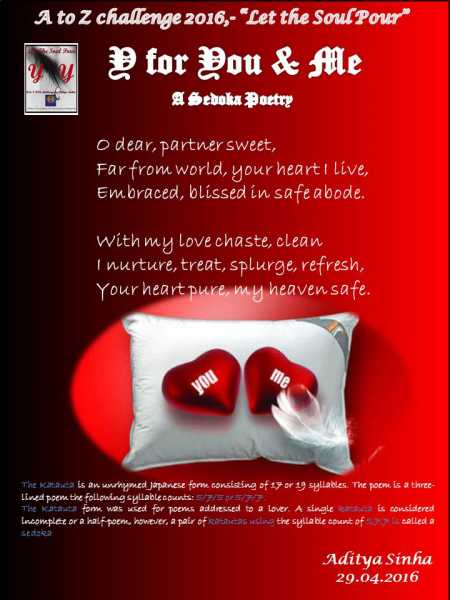 Y For You And Me - A Sedoka Poetry