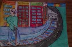 yes, a blind can see .. a thought a dream.