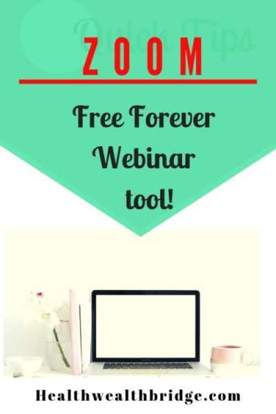 ZOOM Review:Free Forever Webinar Tool! #BlogchatterAtoZ - Healthwealthbridge