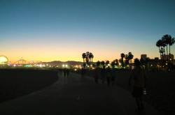 Zany Venice beachfront boardwalk