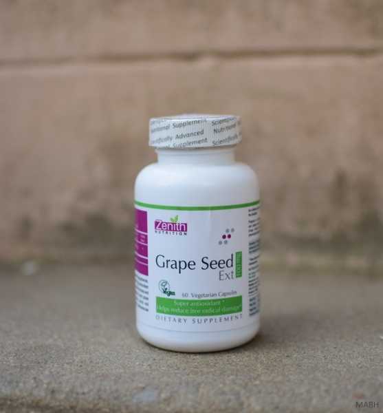 Zenith Nutrition Grape Seed Extract Dietary Supplement Review - Makeup And Beauty Home