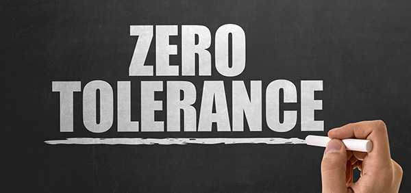 Zero Tolerance #BlogchatterA2Z