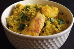 Zesty Fish Pulao Recipe - Quick One Pot Meal of Indian Fish Pilaf